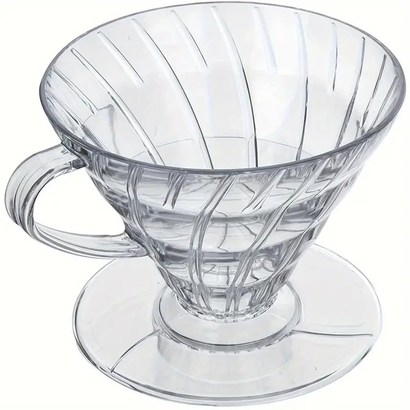 v60 coffee dripper- transparent
